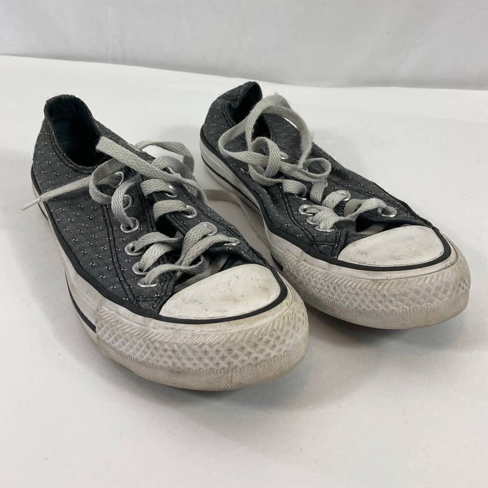 CONVERSE All Stars Sneakers Unisex Womens 6.5 Mens 4.5 153034F Gray Shoes